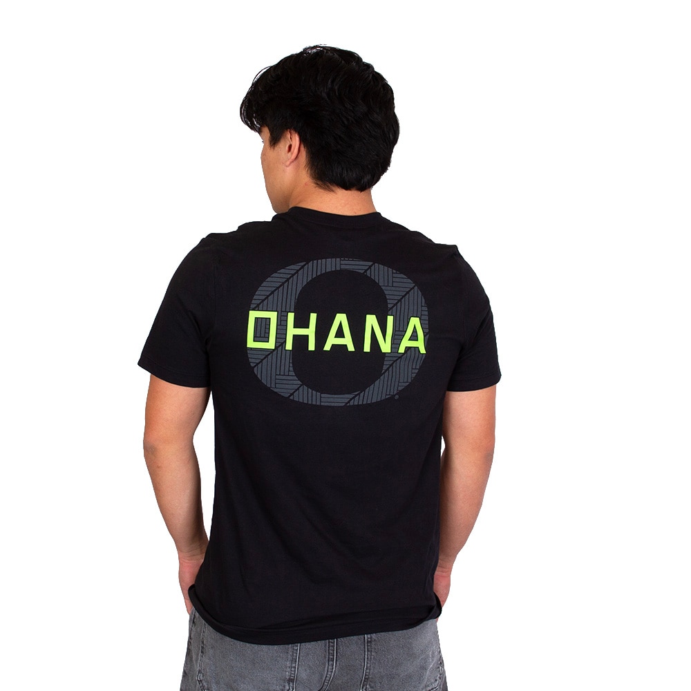 Classic Oregon O, Nike, Black, Crew Neck, Men, Unisex, Football, 'Ohana, T-Shirt, 1013093
